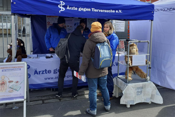 Aktionstag gegen Tierversuche in Göttingen