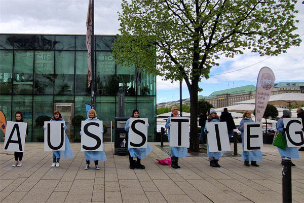 Aktionstag gegen Tierversuche in Hamburg