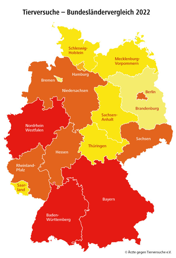 Tierversuche in den Bundesländern